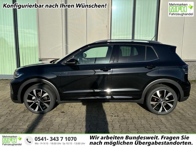 Volkswagen T-Cross - LIFE 1.0 TSI 95PS, Wireless App-Connect, Side Assist, ACC/Tempomat, 16" Alu, Parksensoren vo/hi, LED-Scheinwerfer, Radio Composition 8", Klima, M-Lederlenkrad, Digitales Cockpit, Dachreling