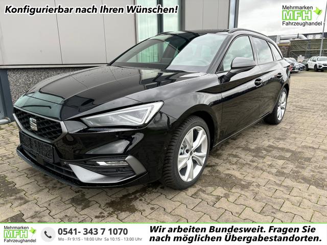 Seat Leon Sportstourer - Style 1.5 TSI 115PS, 5 Jahre Garantie, 16" Alu, Climatronic, Parksensoren vorn/hinten, Media System PLUS 10,4"/Bluetooth, Tempomat, Full Digital Cockpit, LED-Scheinwerfer, M-Lederlenkrad, Reserverad, Verkehrszeichenerkennung