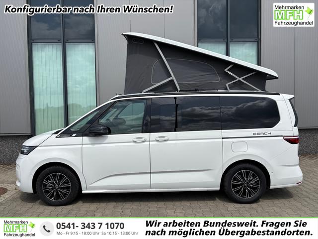 Volkswagen T7 California - Beach Camper 1.5 eHybrid (Plug-In-Hybrid) 245PS ALLRAD DSG (AUTOMATIK), 17" Alu, Mini-Küche, Privacy-Glas, Aufstelldach, Klimaanlage, Parksensoren vorne und hinten, Digital Cockpit Pro, Radio Ready2Discover 10" + Wireless App-Connect,SIDE ASSIST, ACC, LED-Scheinwerfe