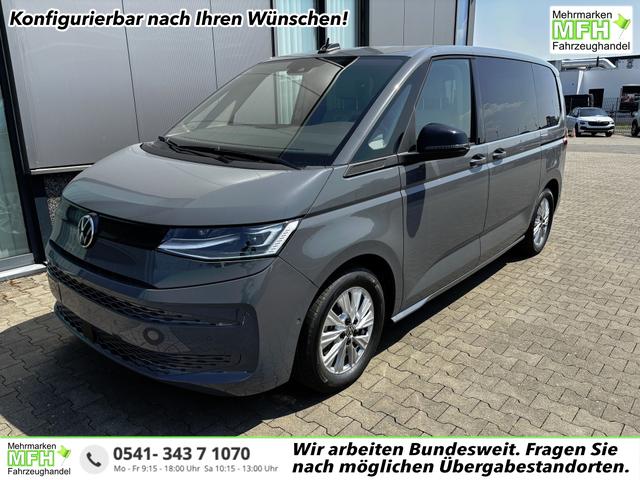 Volkswagen T7 Multivan Style 2.0 TSI 204PS DSG, 5 Jahre VW-Garantie, 7-Sitzer, IQ.LIGHT LED-MATRIX-SCHEINWERFER, 3-ZONEN-CLIMATRONIC, Alarm, Digital Cockpit Pro, Sitzheizung, 17" Alu, R&uuml;ckfahrkamera, Park Assist, Parksensoren vorn & hinten, Elektr. Schiebet&uuml;re links rechts 