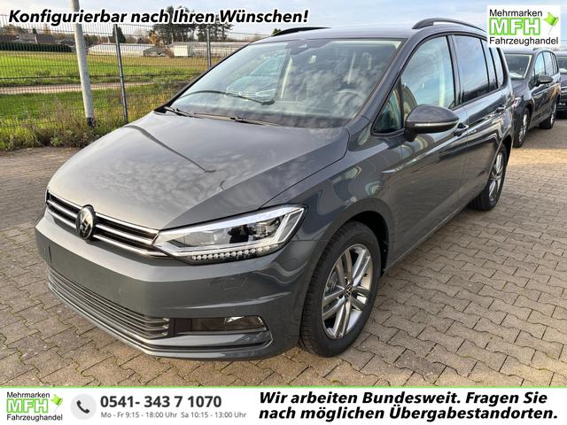 Volkswagen Touran Comfortline 1.5 TSI 150 PS Klima, Parksensoren vo/hi, ACC-Tempomat, Nebelscheinwerfer, Radio Ready2Discover 8", M-Lederlenkrad, Abgedunkelte Scheiben, Dachreling, Digital Cockpit 8" 