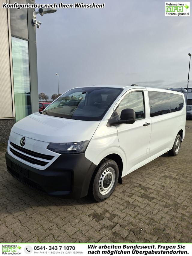 Volkswagen T7 Kombi - Basis 2.0 TDI 150PS, 1-Zonen-Klimaautomatik, Parksensoren hinten, Privacy-Glas, 70l-Tank, Radio 13" + Wireless App-Connect, Tempomat, Digitales Cockpit, Keyless Start, Schiebet&uuml;re rechts