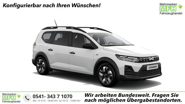 Dacia Jogger - Essential Eco-G 120 (LPG/Benzin), 5-SITZPL&Auml;TZE, 3 Jahre Garantie, Klimaanlage, Parksensoren hinten, Radio Multimedia Control, Tempomat, Dachreling