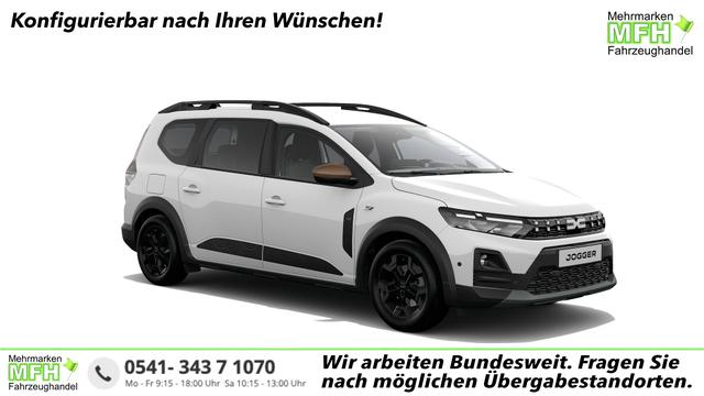 Dacia Jogger - Extreme Eco-G 120 (LPG/Benzin), 5-SITZPL&Auml;TZE, 3J Garantie, 16" Alu, Klimaautomatik, HandsFree, Toter-Winkel-Warner, Parksensoren vorn/hinten, R&uuml;ckfahrkamera, Abgedunkelte Scheiben, Lederlenkrad, NSW, Armlehne, Media Display 10 + Smartphone-Spiegelung, Tempomat