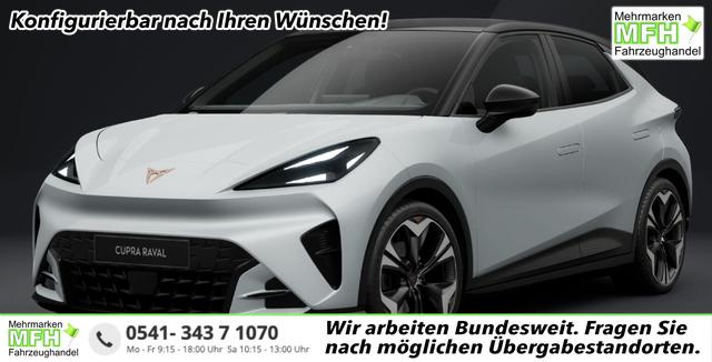 Cupra Raval - Endurance "Endurance" 210/55, 5 Jahre Garantie, 18" Alufelgen, Climatronic, Radio 12,9" + Full Link, Digitales Cockpit, Parksensoren hinten, Sportsitze vorne, FULL-LED-Scheinwerfer LED-R&uuml;ckleuchten