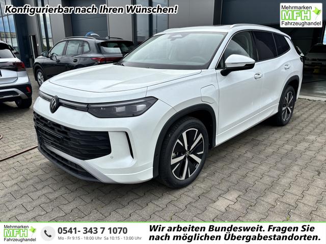 Volkswagen Tayron - Limited 1.5 eTSI 150PS DSG, Metallic, Winterpaket, Elektr. Heckklappe, 17" Alu, LED-PLUS-Scheinwerfer, ParkAssist, Parksensoren v/h, 360&deg;Kamera, Akustikfenster/Privacy, Radio 12,9"/App-Connect, Alarm, Keyless, 3Z-Climatronic, ACC, Dachreling silber