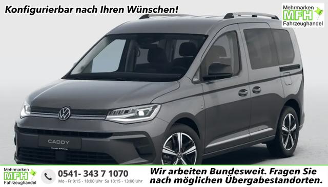 Volkswagen Caddy - Trend 2.0 TDI 102PS (5-SITZER, KURZER RADSTAND), 2-Zonen-Climatronic, Parksensoren vorn/hinten, Radio 12,9" + Wireless AppConnect, M-Lederlenkrad, Digital Cockpit, Schiebet&uuml;ren links/rechts