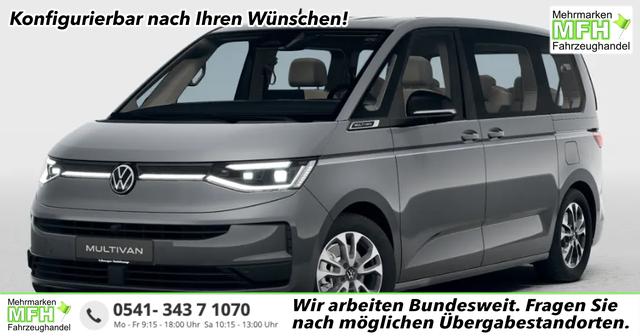 Volkswagen T7 Multivan - Trend 2.0 TDI 150PS DSG LANGER RADSTAND, 5-Sitzer, Climatic, Parksensoren vorn/hinten, R&uuml;ckfahrkamera, M-Lederlenkrad, App-Connect, Digital Cockpit Pro, Schiebet&uuml;re li/re
