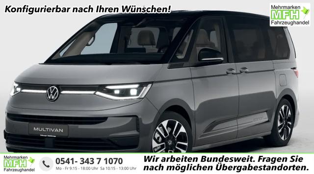 Volkswagen T7 Multivan - Edition 2.0 TDI 150PS DSG KURZER RADSTAND, 7-Sitzer, 18" ALU, IQ LIGHT MATRIX-LED, Privacy-Glas, Climatic, Parksensoren vorn/hinten, R&uuml;ckfahrkamera, M-Lederlenkrad, App-Connect, Digital Cockpit Pro, Schiebet&uuml;re li/re