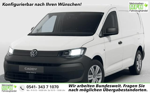 Volkswagen Caddy Cargo - Basis 1.5 TSI 115PS 6-Gang, MAXI (LANGER RADSTAND), 2-Zonen-Climatronic, Parksensoren vorn/hinten, Tempomat, Radio Ready2Discover 12,9" + App-Connect, M-Lederlenkrad, Vorbereitung AHK, Trennwand, Schiebet&uuml;r rechts, Heckfl&uuml;gelt&uuml;ren, Digital Cockpit Pro