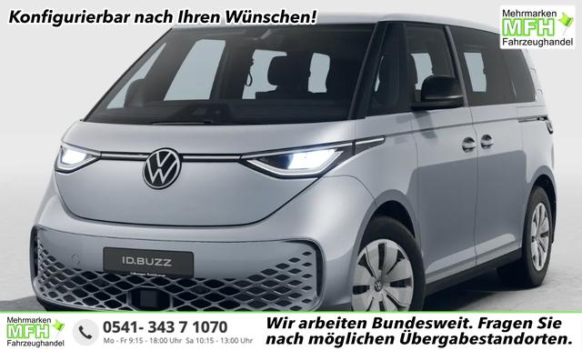 Volkswagen ID. BUZZ - Pure 2-Zonen-Climatronic, Infotainment 12,9" + App-Connect, ACC Tempomat, Parksensoren vorne und hinten, Schiebet&uuml;re links rechts, LED-Scheinwerfer
