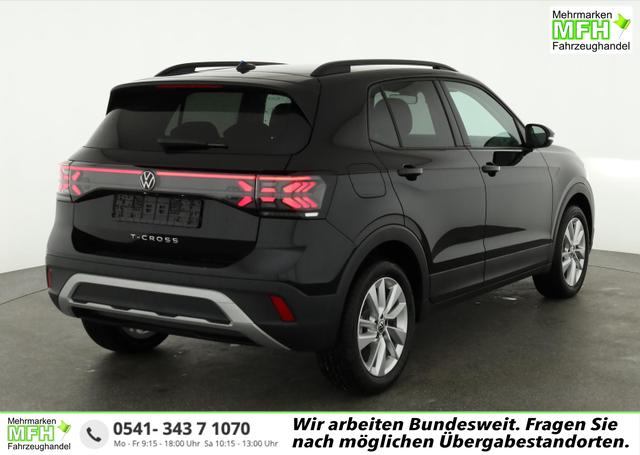 Volkswagen T-Cross - 1.0 TSI 85 kW Life DSG Life, AHK, IQ.Light, Kamera, ACC, Side, Winter, 17-Zoll