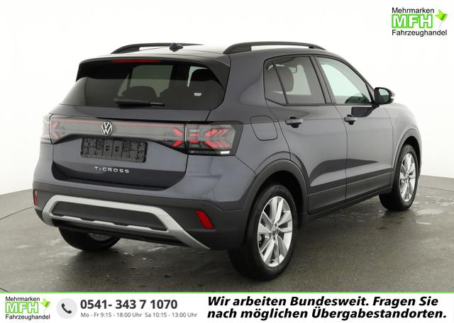 Volkswagen T-Cross - 1.0 TSI 85 kW Life DSG Life, AHK, IQ.Light, Kamera, ACC, Side, Winter, 17-Zoll