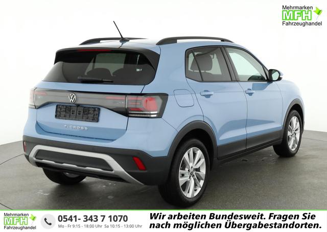 Volkswagen T-Cross - 1.0 TSI 85 kW Life DSG Life, LED, Kamera, ACC, Side, Winter, 17-Zoll, 3-J. Garantie