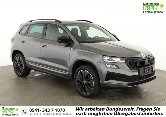 Skoda Karoq - Sportline 4x4 2.0 TDI DSG Sportline, Pano, AHK, Navi, Matrix, AreaView, Side, Kamera, el. Klappe, FS-beheizbar, Winter