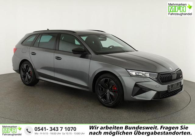 Skoda Octavia Combi 2.0 TSI 195 kW RS DSG, Pano, Standheizung, AHK, Navi, Matrix, Canton, Side, Winter, 5 J.-Garantie 