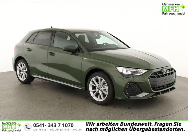 Audi A3 Sportback - TFSI 110 kW S line 35 S-tronic S-LINE, AHK, Matrix, Navi, el. Klappe, Kamera, Winter, 3 J.-Garantie