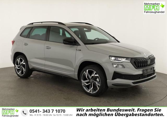 Skoda Karoq - Sportline 4x4 2.0 TSI DSG Sportline, Pano, AHK, Navi, Matrix, Side, Winter, 5 J.-Garantie
