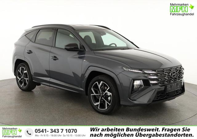Hyundai TUCSON - 1.6 T-GDI DCT 4WD N-LINE, AHK, el. Klappe, Teilleder, Navi, Kamera, ACC