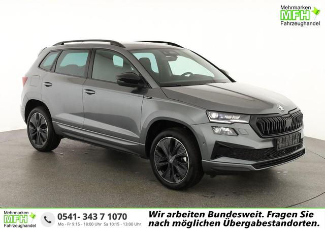 Skoda Karoq - Sportline 1.5 TSI DSG Sportline, Navi, CANTON, Matrix, AreaView, Side, el. Klappe, FS-beheizbar, 5 J.-Garantie