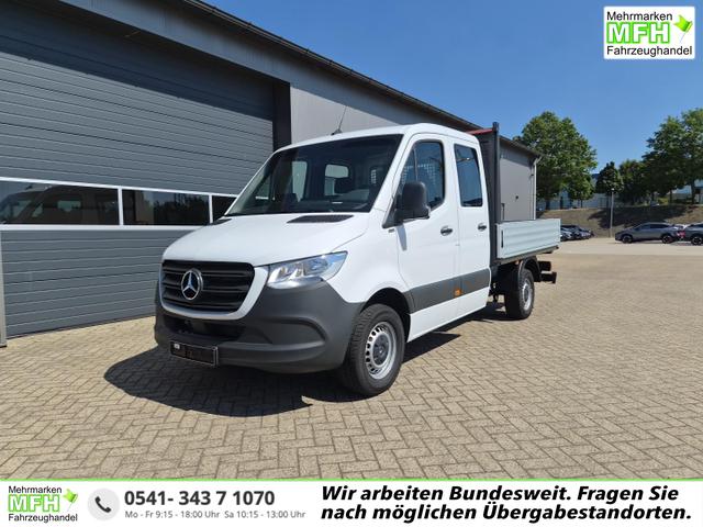 Mercedes-Benz Sprinter - 317 Pritsche Doppelkabine L2 2.0 CDi 170PS Automatik Heckantrieb 3,5t 6-Sitzer AHK Klimaautomatik Bluetooth DAB Apple CarPlay Android Auto R&uuml;ckf.Kamera Tempomat Ganzj.Reifen