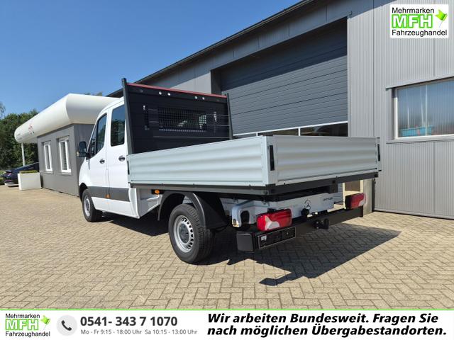Mercedes-Benz Sprinter - 317 Pritsche Doppelkabine L2 2.0 CDi 170PS Automatik Heckantrieb 3,5t 6-Sitzer AHK Klimaautomatik Bluetooth DAB Apple CarPlay Android Auto R&uuml;ckf.Kamera Tempomat Ganzj.Reifen