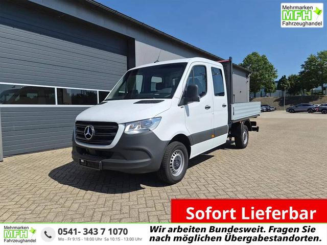 Mercedes-Benz Sprinter - 317 Pritsche Doppelkabine L2 2.0 CDi 170PS Automatik Heckantrieb 3,5t 6-Sitzer AHK Klimaautomatik Bluetooth DAB Apple CarPlay Android Auto R&uuml;ckf.Kamera Tempomat Ganzj.Reifen