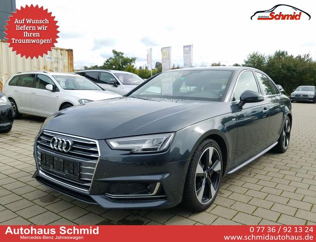 Audi A4 - Lim., 3.0 TDI, sport quattro, 1. Hand ! !, AHK, S-Line Selection, Ambiente, Rückkamera