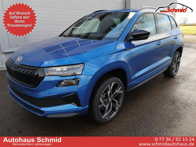 Skoda Karoq - Sportline 2.0TDI DSG 4x4 AHK Matrix Leder 19 Zoll