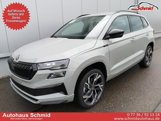 Skoda Karoq - Sportline 2.0TDI DSG 4x4 AHK Matrix Leder 19 Zoll