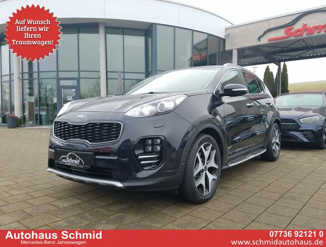 Kia Sportage - 2.0 CRDi, GT Line, Allrad, Pano, AHK, Leder, Bi-Xenon, Totwinkel, Klima, 8 fach Bereifung