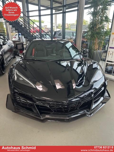 Corvette Z06 - Chevrolet (C8), Coupe, 3LZ, Z 07 Perf. Package, Targa, Lift / Full Carbon, All Black