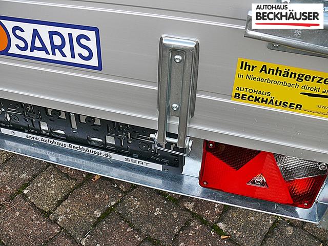 Anhänger Tieflader Saris MP 305 153 2000 2 - 305x153x43 cm 2.000kg, Aluminium-Bordwände 