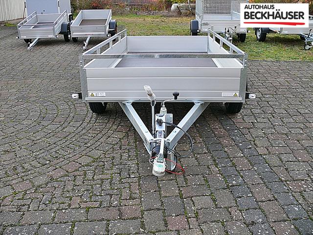 Anhänger Tieflader Saris MP 305 153 2000 2 - 305x153x43 cm 2.000kg, Aluminium-Bordwände 