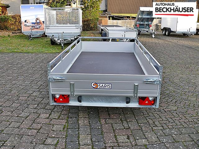 Anhänger Tieflader Saris MP 305 153 2000 2 - 305x153x43 cm 2.000kg, Aluminium-Bordwände 
