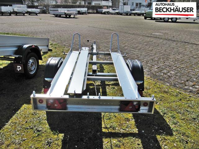 Mietanhänger Motorradtransporter Pongratz EMA 750 U - 201x112 750kg 