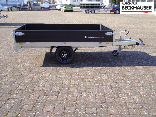 Anhänger Pritsche Saris PL 256 150 1500 1 - 256x150x35 cm 1.500kg 100km/h-Ausführung 