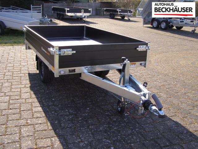 Anhänger Pritsche Saris PL 256 150 1500 1 - 256x150x35 cm 1.500kg 100km/h-Ausführung 