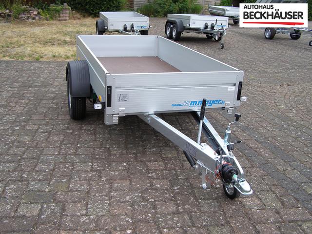 Anhänger Tieflader WM Meyer B 1325/126 251x126 1.300kg - klappbare Vorderwand, 100km/h-Zulassung, Radstoßdämpfer 