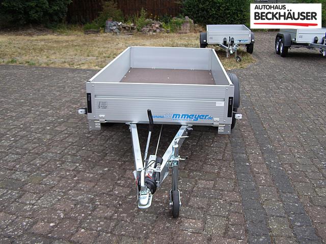 Anhänger Tieflader WM Meyer B 1325/126 251x126 1.300kg - klappbare Vorderwand, 100km/h-Zulassung, Radstoßdämpfer 