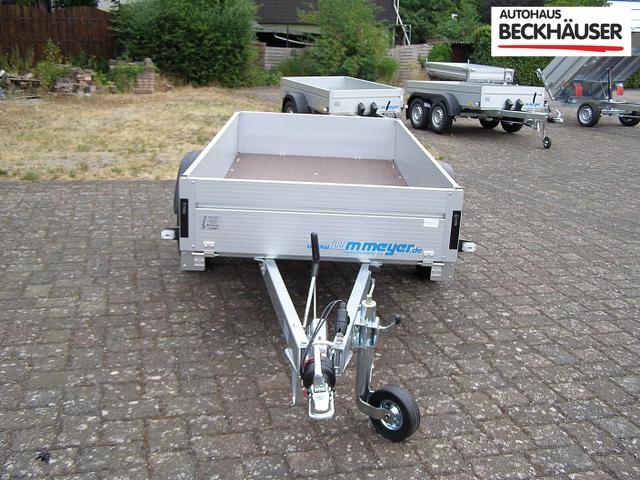 Anhänger Tieflader WM Meyer B 1525/126 251x126 1.500kg - klappbare Vorderwand, 100km/h-Zulassung, Radstoßdämpfer 
