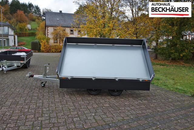 Anhänger Dreiseitenkipper Saris K3 306 170 2700 2 - 306x170x35 cm 2.700kg Black Edition, E-Pumpe, 35cm Wände 