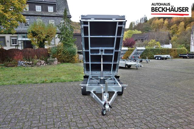 Anhänger Dreiseitenkipper Saris K3 306 170 2700 2 - 306x170x35 cm 2.700kg Black Edition, E-Pumpe, 35cm Wände 