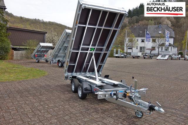 Anh&auml;nger Dreiseitenkipper Hapert Cobalt HM2 Auffahrpaket, E-/Handpumpe, Ladeger&auml;t - 3.500kg 335x180 