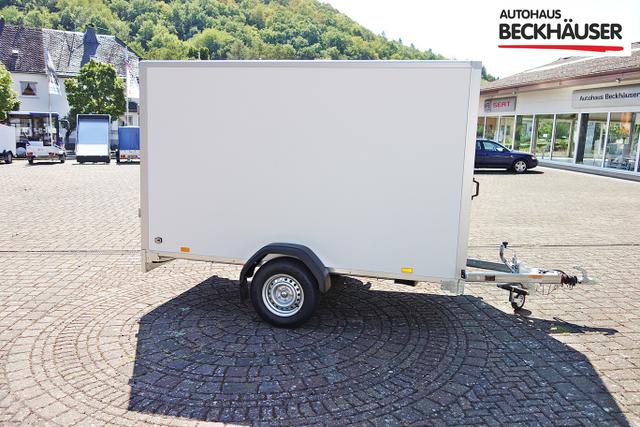 Mietanhänger Kofferanhänger Saris FW 150 Koffer 306x154x180 1.500kg 