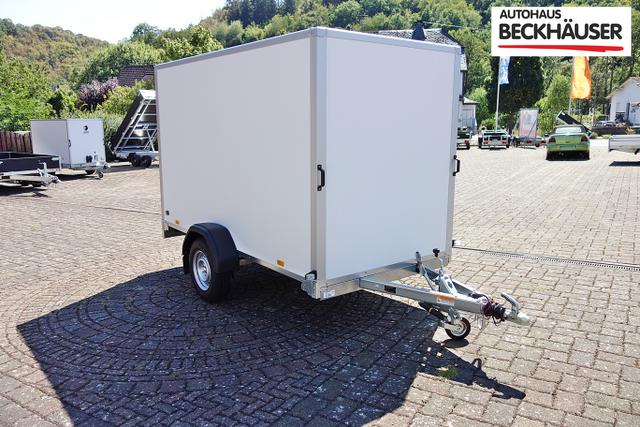 Mietanhänger Kofferanhänger Saris FW 150 Koffer 306x154x180 1.500kg 