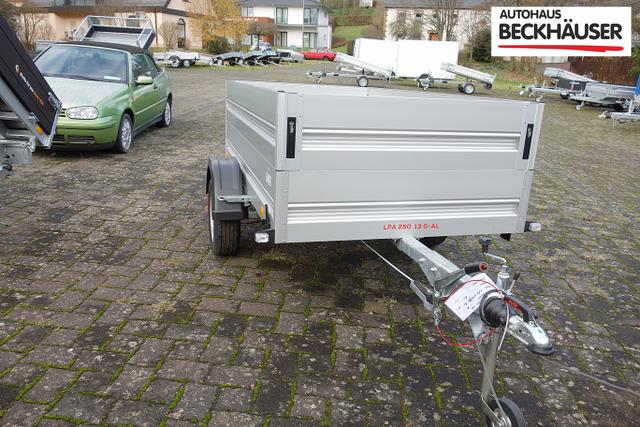 Mietanh&auml;nger Kastenanh&auml;nger Pongratz LPA 250/13 G-AL - 251x137x36 1.300kg Aufsatzw&auml;nde 36cm 