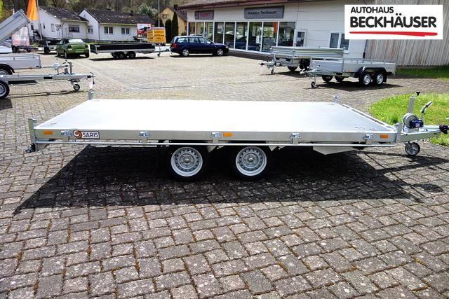 Anhänger Multifunktionsanhänger Saris TP 406 204 2700 2 mit Seilwinde, 100km/h - 406x204 2.700kg 