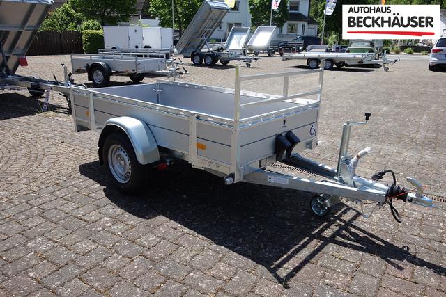 Anhänger Tieflader Hapert Azure L1 Alu 250x130 1.350kg - 100km/h, H-Gestell 