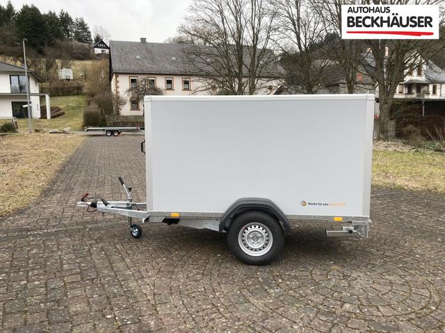 Anh&auml;nger Koffer Saris GO 256 134 138 Kofferanh&auml;nger Auffahrklappe, 100km/h, T&uuml;r 